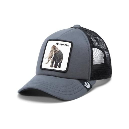 Goorin Bros. extinct kids collection - cappello da camionista per bambini e bambine, carbone (fuzzy trunk), taglia unica