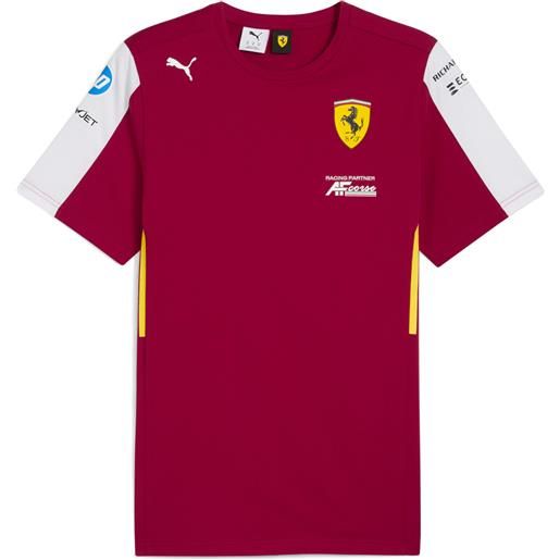 PUMA t-shirt scuderia ferrari lmh replica da uomo, abbigliamento, rosso, s