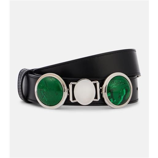 Gabriela Hearst cintura grange malachite in pelle