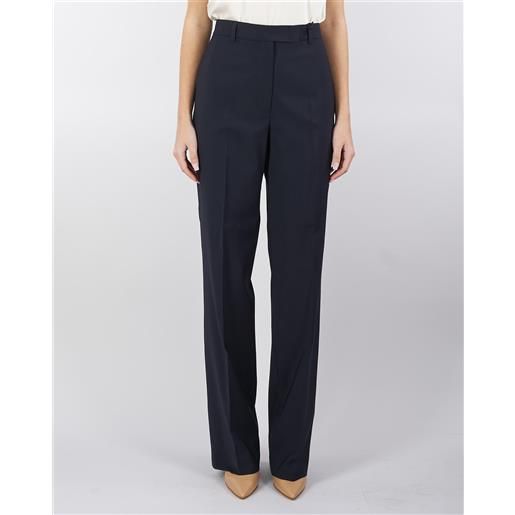 SEVENTY pantalone lungo a gamba dritta in fresco di lana stretch