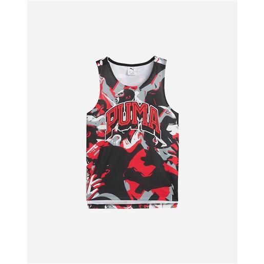 Puma boy jr - canotta - rosso