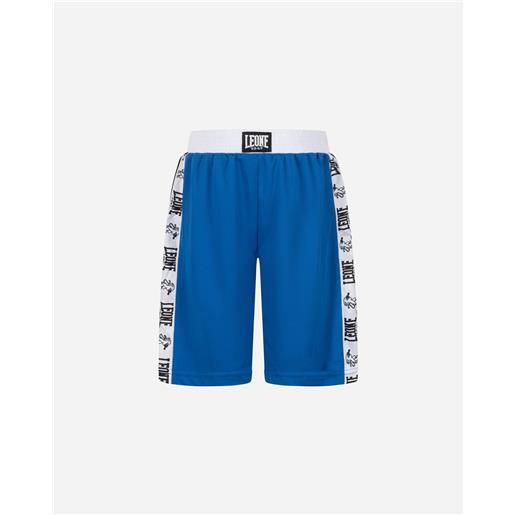 Leone boxe iconic - pantaloncini - blu