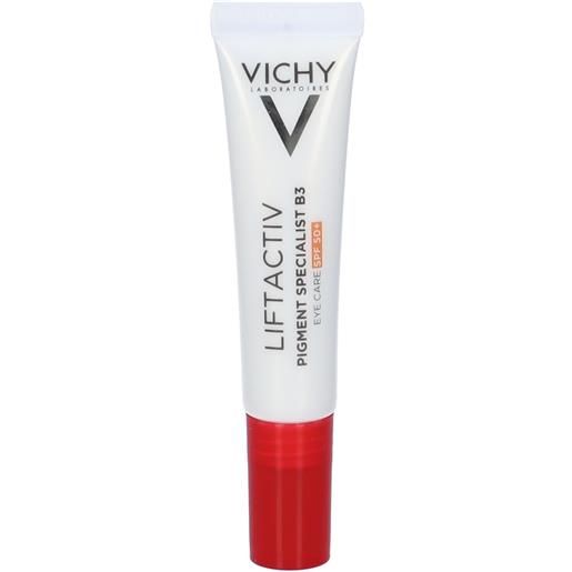 Vichy (L'Oreal Italia SpA) vichy liftactiv pigment specialist b3 contorno occhi anti-macchie con spf50+ per tutti i tipi di pelle 15 ml crema contorno occhi