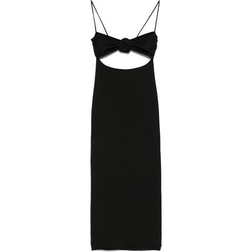 La Reveche abito leyla midi - nero