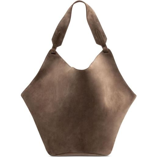 KHAITE borsa tote lotus media - toni neutri