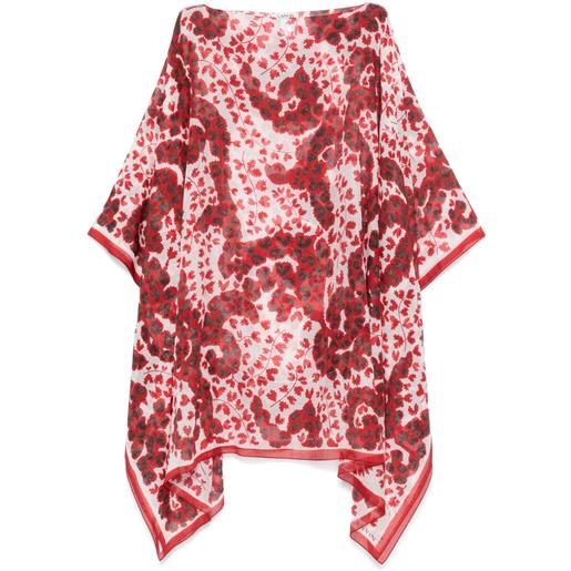 Lanvin abito corto rateau - rosso