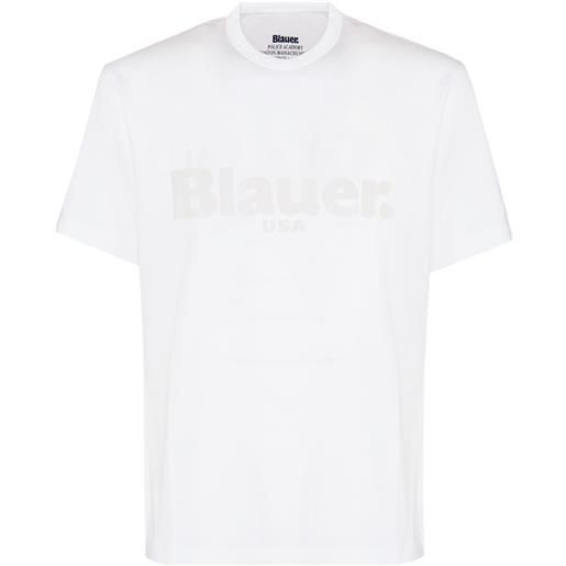 BLAUER t-shirt in tono bourne bianco ottico