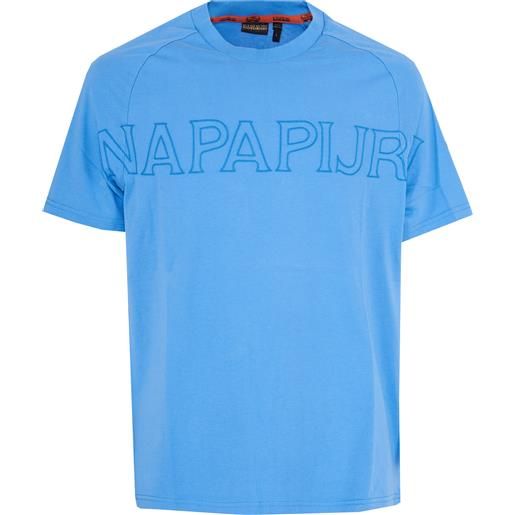 Napapijri t-shirt a maniche corte ambra ultamarine