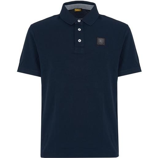 BLAUER polo piquet alban blu