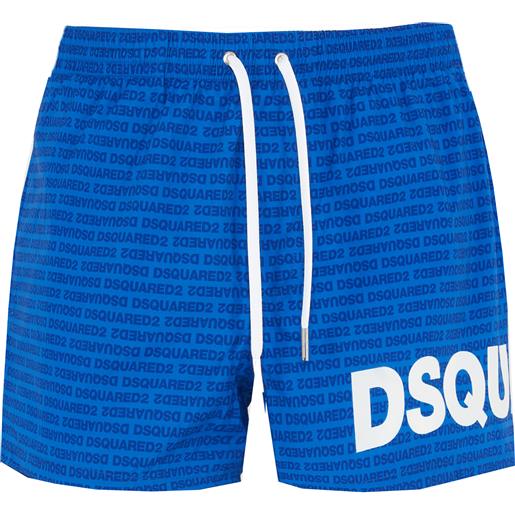 Dsquared2 swim boxer midi blue sapphire/white