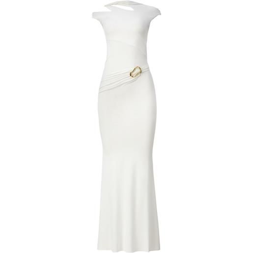 MOOS STUDIO abito lungo endless summer - bianco