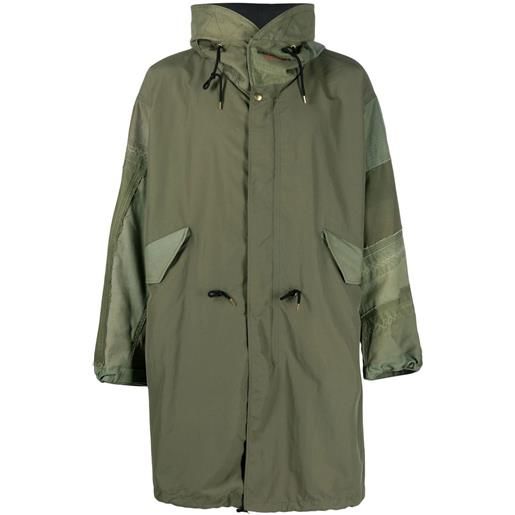 Children Of The Discordance parka con cappuccio - verde