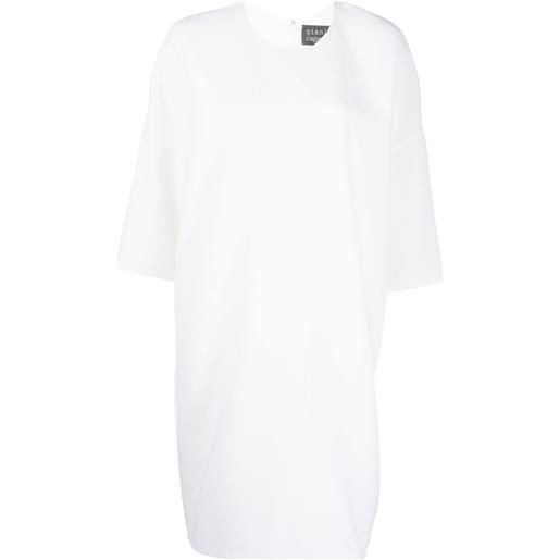 Gianluca Capannolo abito anne con maniche a 3/4 - bianco