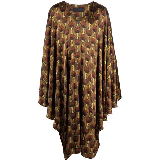 OZWALD BOATENG camicia con stampa geometrica - giallo