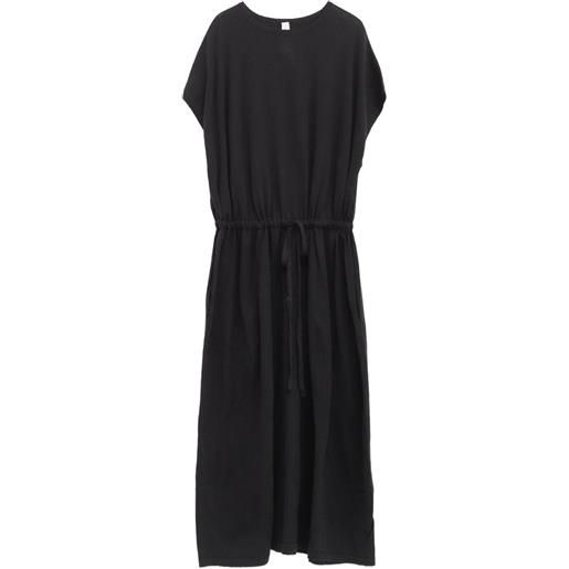 Lauren Manoogian abito midi con coulisse - nero