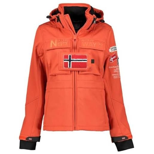 Geographical Norway tilsitt lady softshell da donna, corallo, s