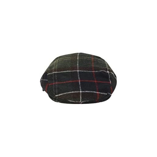 Barbour mha0558-tn11 gallingale tartan flat cap basco uomo scozzese (size 7 - m)