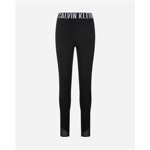 Calvin klein sport power elastic big logo w - leggings - donna - nero