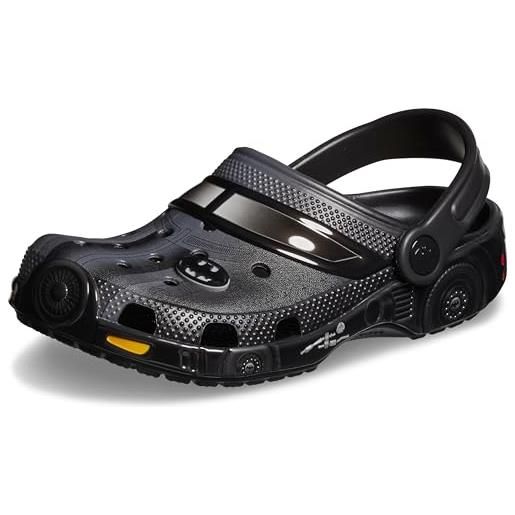 Crocs batman batmobile classic clog k, zoccoli unisex - bambini e ragazzi, nero, 32/33 eu