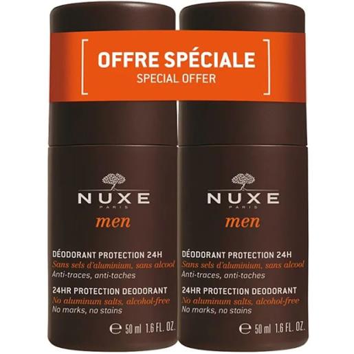 Nuxe men duo deodorante uomo protezione 24 ore 2 x 50 ml
