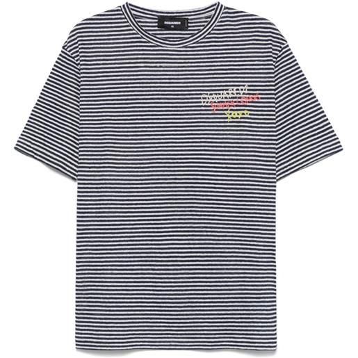 DSQUARED2 t-shirt breezy - blu
