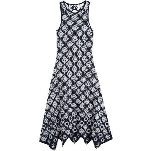 Chinti & Parker x laura whitmore abito a fiori - nero