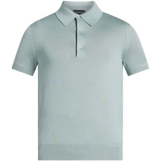 TOM FORD polo a maniche corte - blu