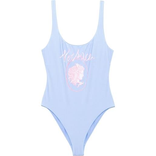 Versace costume da bagno con stampa - blu