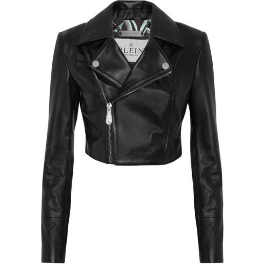 Philipp Plein giacca flame racing - nero