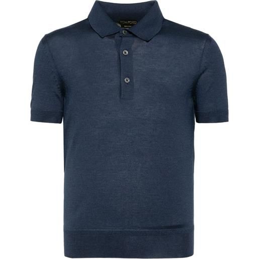 TOM FORD polo a maniche corte - blu
