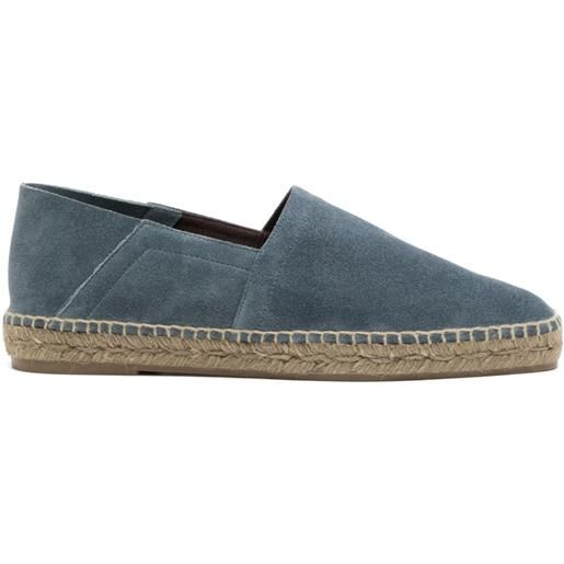 TOM FORD espadrilles in pelle scamosciata - blu