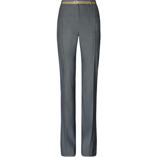 Tory Burch pantaloni sartoriali a vita alta - grigio