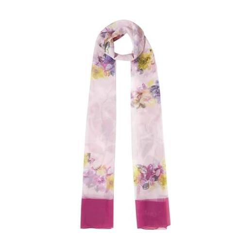 Liu jo foulard stampa floreale 180x90 cm non definito 72624 pink berry