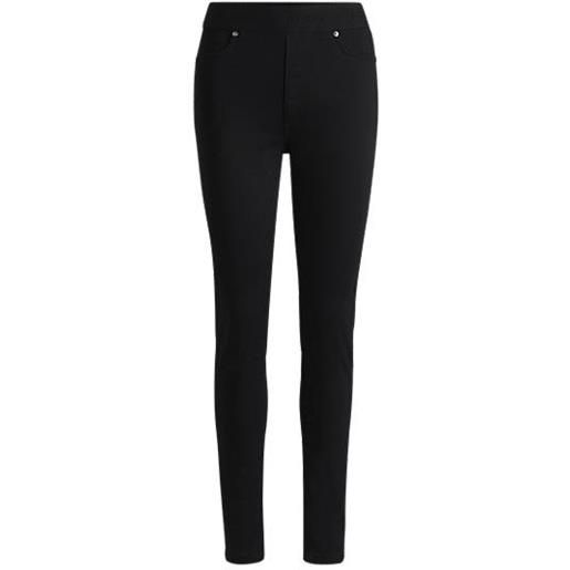 HUGO jeggings skinny fit in denim super stretch, nero