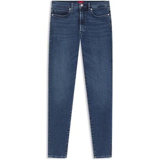 HUGO jeans skinny fit in denim elasticizzato blu, blu scuro
