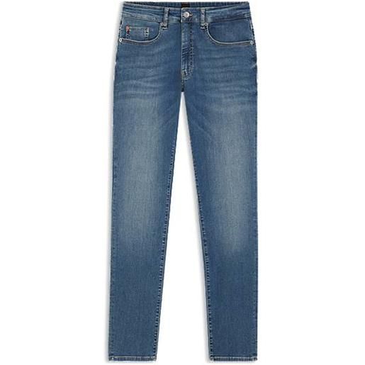 BOSS jeans slim fit in morbidissimo denim elasticizzato blu, blu