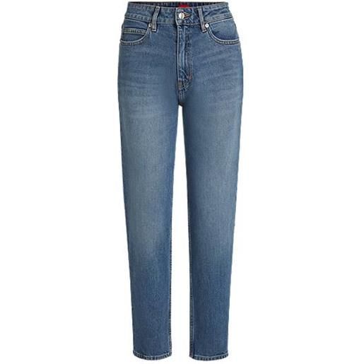 HUGO jeans mom in comodo denim elasticizzato blu, blu