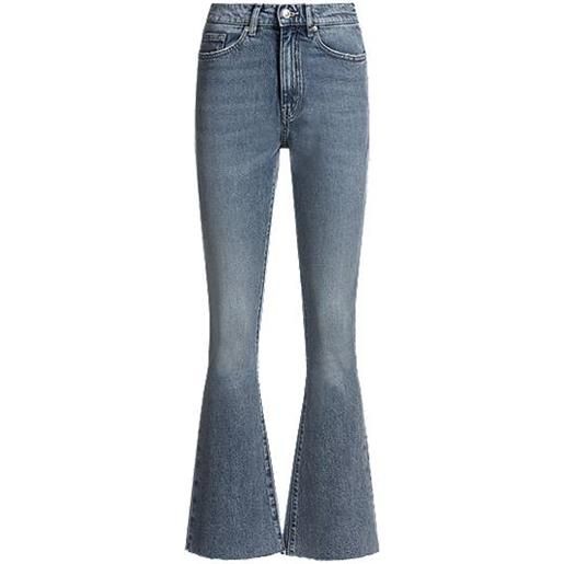 HUGO jeans skinny fit in denim super stretch blu quarzo, blu