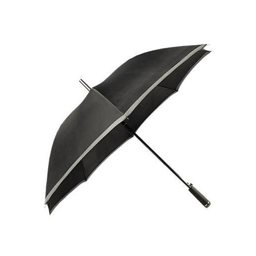 BOSS ombrello con bordo a contrasto, nero