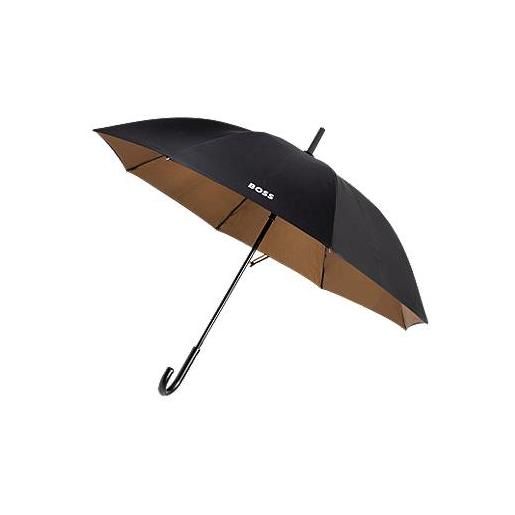 BOSS ombrello da città con calotta bicolore, nero