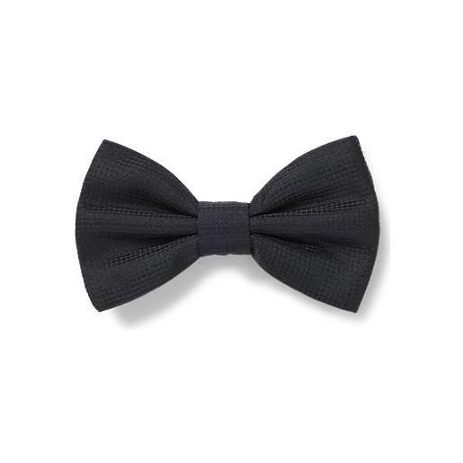 BOSS papillon con motivo jacquard, blu scuro