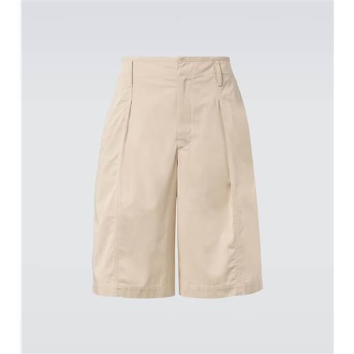 Lemaire bermuda oversize in twill di cotone
