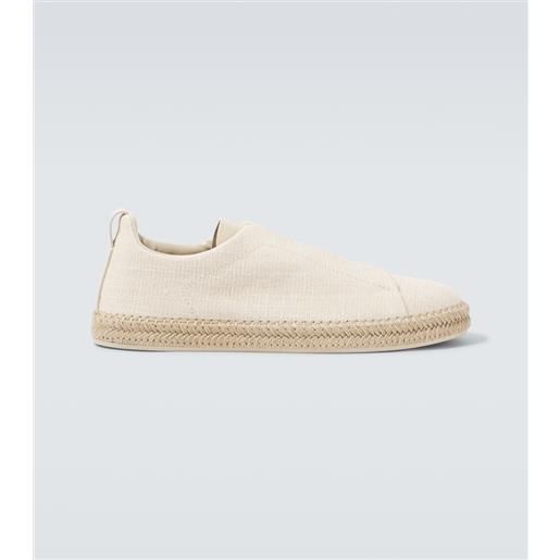 Zegna espadrillas triple stitch