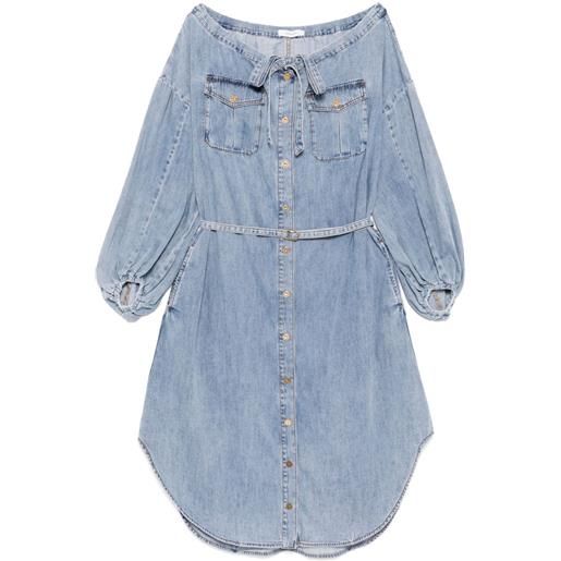 ZIMMERMANN tunica denim midi - blu