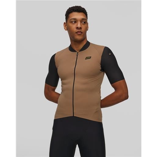 Assos t-shirt da ciclismo da uomo Assos mille gto jersey c2 marrone-nero