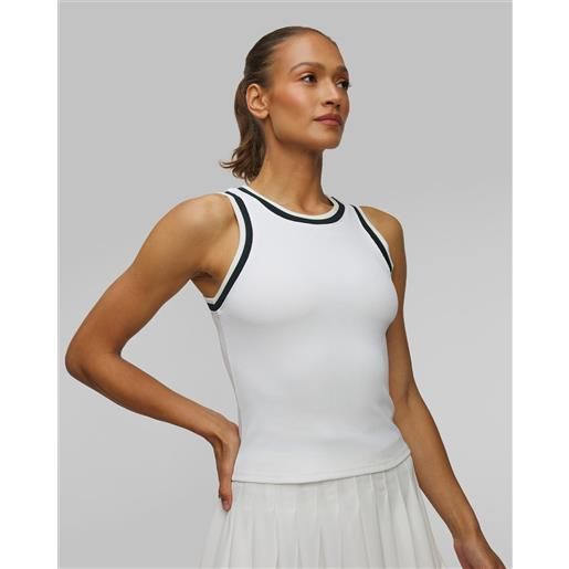 The Upside top bianco da donna The Upside kirsty rib tank top