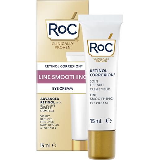 Roc retinol correxion line smoothing crema contorno occhi 15ml