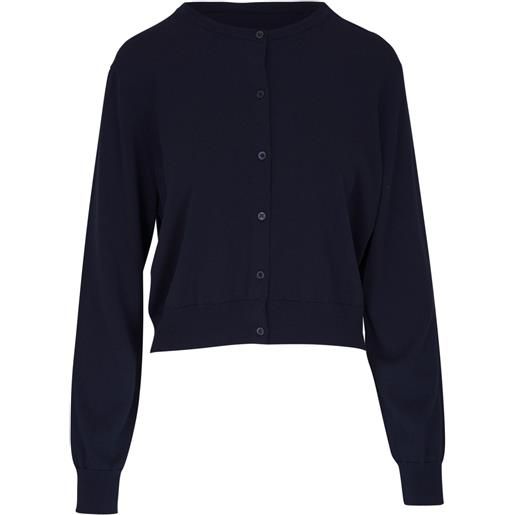 Carolina Herrera cardigan girocollo - blu
