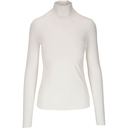 Akris Punto top a collo alto - bianco