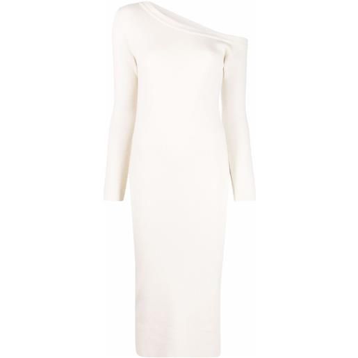 PAULA abito asimmetrico - toni neutri